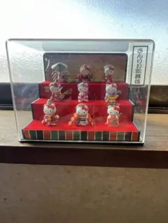 ハローキティ 歌舞伎人形セット ケース付き