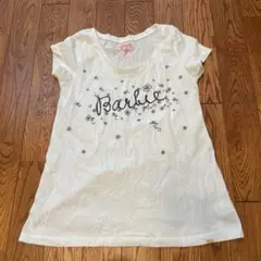 Barbie 花柄プリント Tシャツ M