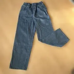 デニムブルー イージーパンツ ゴムウエストDazy Sサイズ