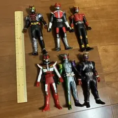 仮面ライダー フィギュア 6体セット 約15cm