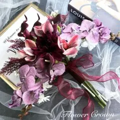 ゆー様専用 アーティフィシャルフラワーブーケ クラッチブーケ 結婚式