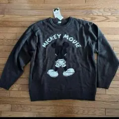 ディズニー☆ミッキーマウス　メンズ　セーター　ニット　Ｍ