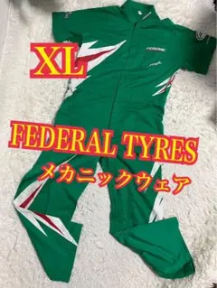 FEDERAL TYRES フェデラルタイヤ　半袖つなぎ　メカニックウェア　XLのサムネイル