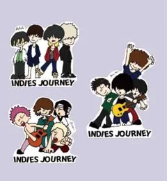 インディーズジャーニー ステッカー ヤングスキニー ねぐせ。 bokula.