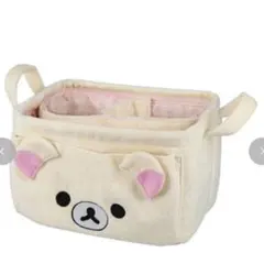 新品】しまむら コリラックマ＋チャイロイコグマ 仕切り付き収納ケース