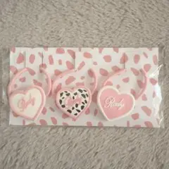 Rady ハート型ヘアゴム3個セット