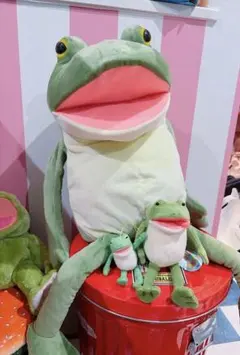 ケロちゃん 当時物 平成レトロ マザーグースの森 カエルぬいぐるみ