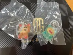 クレヨンしんちゃん　めじるしアクセサリー　しんちゃん　マサオくん　2点セット