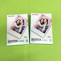 FUJIFILM instax mini チェキ用フィルム 2パック