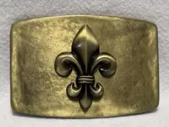 フルール・ド・リス　ユリの紋章　ベルト　バックル
