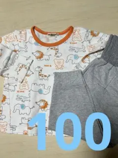 ミキハウス　ホットビスケッツ　キッズパジャマ 100 長袖