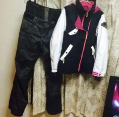 スノボーウェア レディース 上下セット スキーウェア