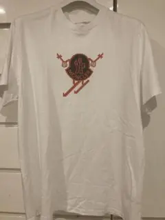 美品サイズXXL】モンクレール ホワイトMONCLER 半袖Tシャツ スキー