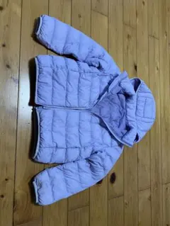 薄紫色 ダウンコート キッズ用