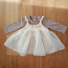 猫子様専用　靴下４点　シフォンワンピース 長袖リブロンパース