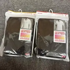 新品 UNIQLO ユニクロ ヒートテック VネックT 半袖 九分袖 L 2枚のサムネイル