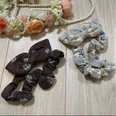 【新品】ベビー　キッズ　リボン付きヘアバンド　2個セット