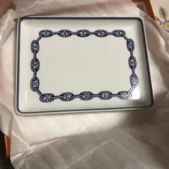 HERMES チェーンモチーフ インテリアトレイ