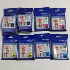 Brother 3119 インクカートリッジ 4色×2セット - メルカリ