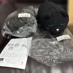 【新品】　ぬくもりアニマル　2way クッション　ネックピロー　猫　2個セット