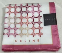 新品未使用　CELINE セリーヌ　ハンカチ　スカーフ　マカダム柄