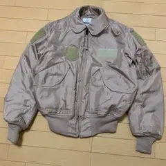 USAF 米軍実物 CWU-45/P タン デザート フライトジャケット Mのサムネイル