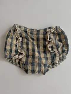 little cotton clothes チェック柄ブルマ