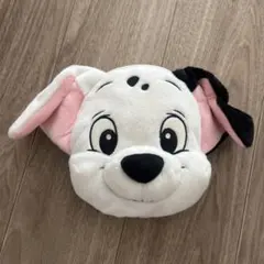 犬の顔ポーチ 透明ポケット付き　101匹わんちゃん