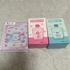 サンリオ×メゾピアノ　ノート、小物入れ2点セット 一番くじ