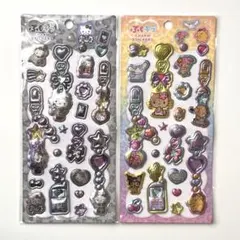 サンリオ　ぷくきらチャームステッカー　ギャル　日焼け　正規品　ぷくキラ　キティ