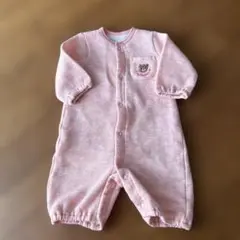 クマ刺繍ロンパース