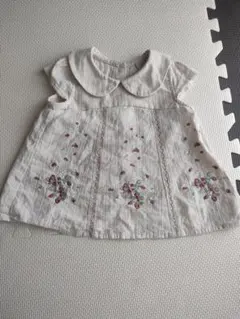 美品 petit main 襟付きブラウス 70