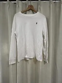 POLO RALPH LAUREN ホワイト 長袖Tシャツ L