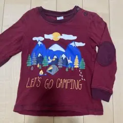 エイチアンドエム　ロンT トップス　キャンプデザイン　長袖　92