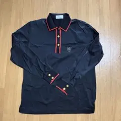 HANAE MORI GOLF レディース 長袖ポロシャツ ブラック