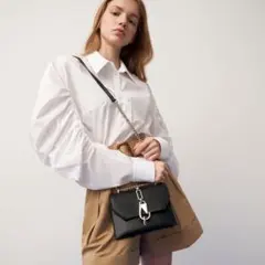 CHARLES & KEITH チェーン ショルダーバッグ ブラック