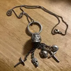 04SS ×JAM HOME MADE ジャムホームメイド スカル ネックレス - メルカリ