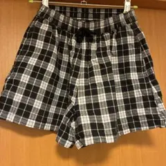 キッズ チェック柄 ハーフパンツ 半ズボン キュロット150