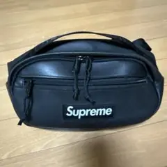 Supreme Leather Waist Bag 