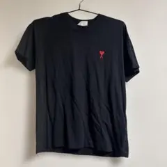 AMI Paris Sサイズハートロゴ Tシャツ 黒のサムネイル