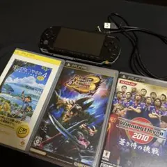 SONY PSP 1000 本体 ソフト4本セット