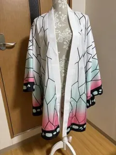 鬼滅の刃 胡蝶しのぶ コスプレ衣装 ウィッグ、日輪刀付 ※欠品あり