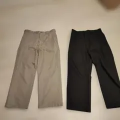 green label relaxing スラックス 2点セット