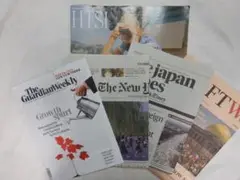 新品　英字新聞5種 NY, japan, financial, Guardian