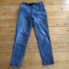デニムブルー ストレートパンツ 100cm~
