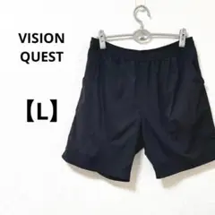 ビジョンクエスト【L】ショートパンツ　スポーツウェア　メンズ　ブラック　春夏
