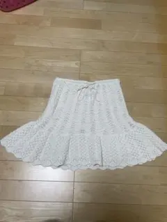 ZARA レースニットミニスカート mサイズのサムネイル