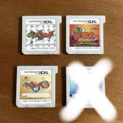 3DS 妖怪ウォッチ 三国志 本家 バスターズ白犬隊 カセット4つセット