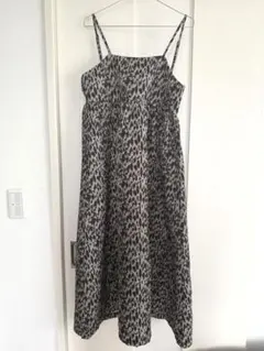 レオパード柄キャミワンピース