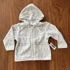 OLD NAVY 新品 タグ付き フリースパーカー 6-12M 75㎝